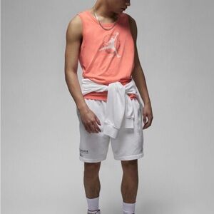 Jordan Flight Club Magic Ember Orange and White Tank Top Size XXL